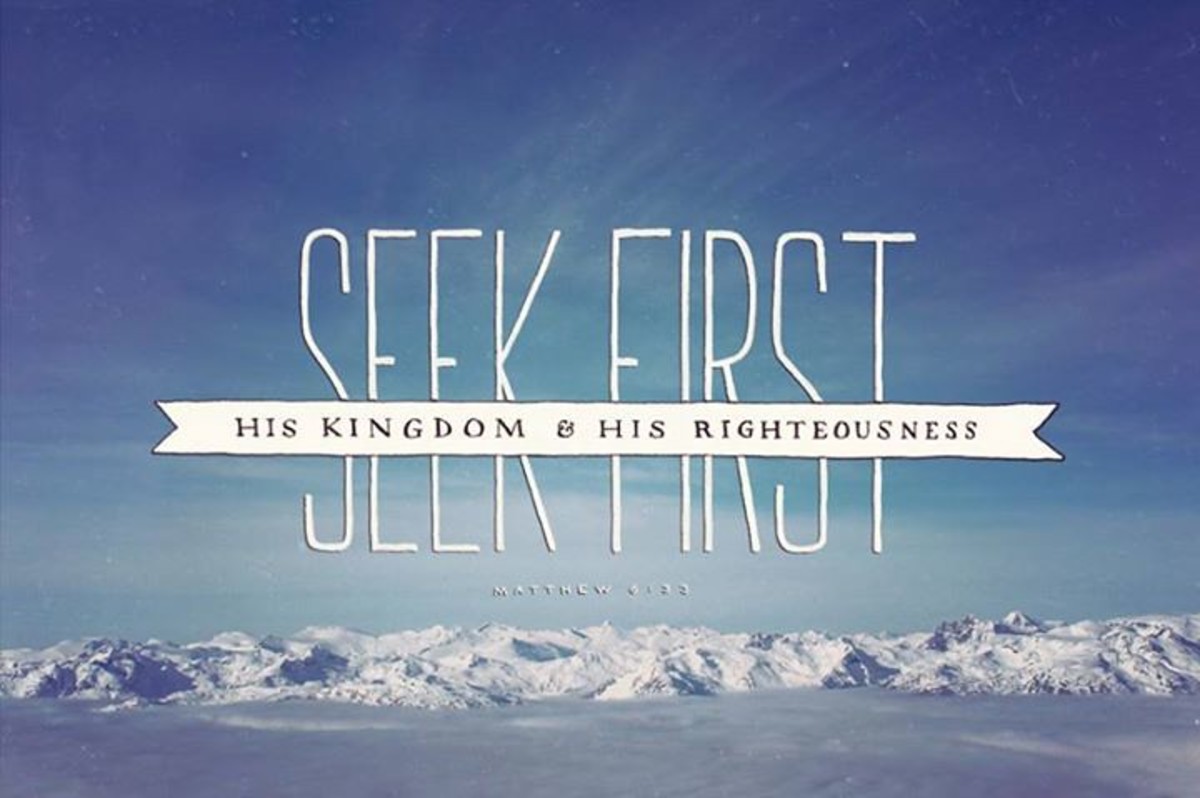 A Song: I Will Seek First, God's Kingdom