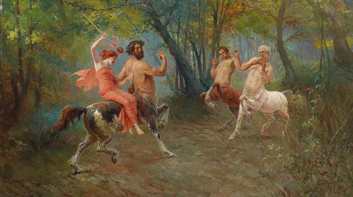 Painting by Edoardo Ettore Forti circa 1880 –1920. | Sagittarius is often compared to centaurs. Sagittarius is associated with astronomy, knowledge, luck, and scholarship.