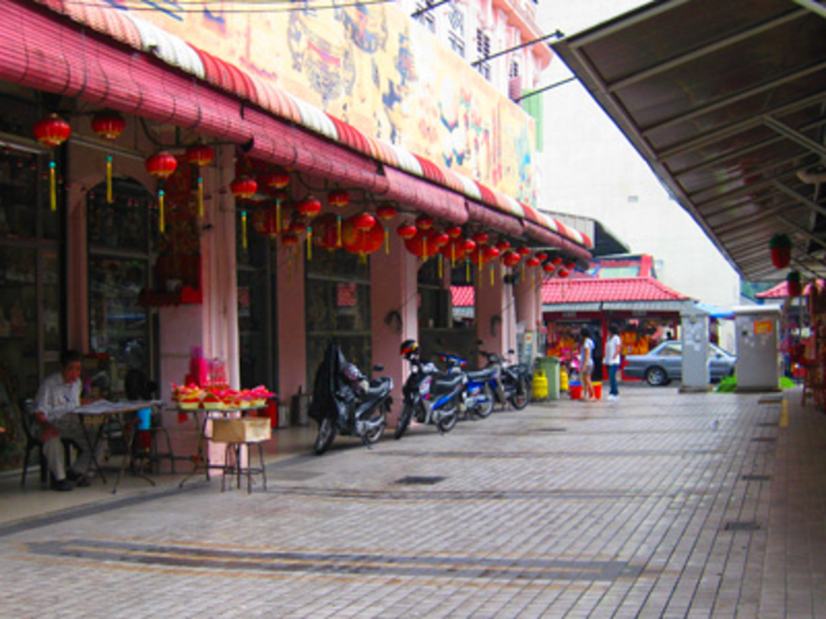 Chinatown shops.