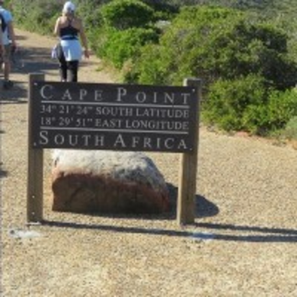 Cape Point is a few Kilometers Away and is Actually a Bit More South