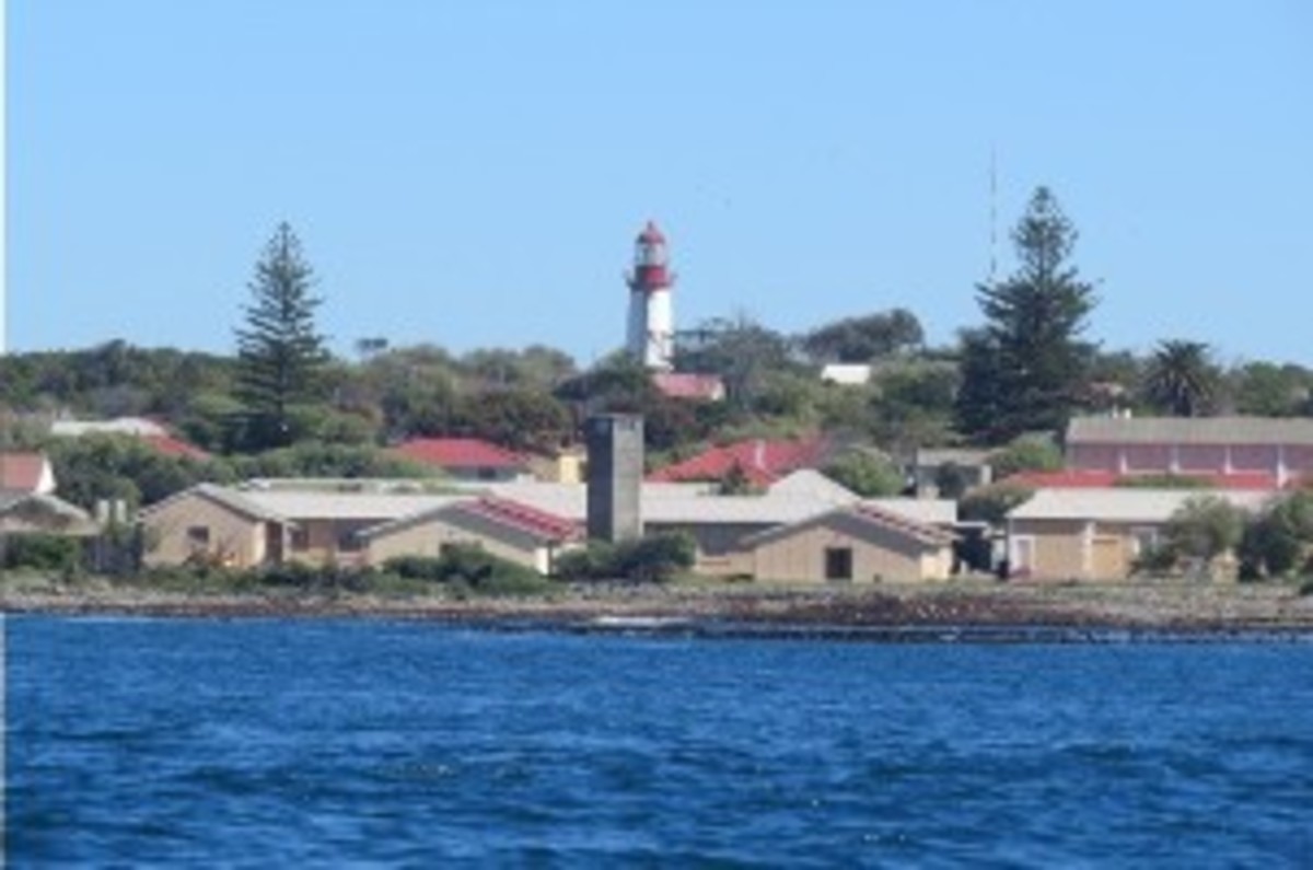 The Lighthouse on the Island was Erected in 1864