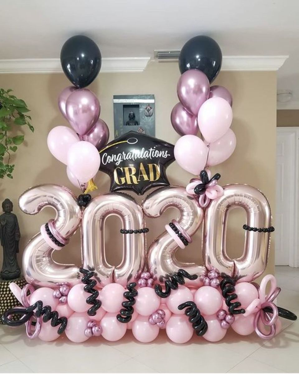 Soft and simple graduation balloons