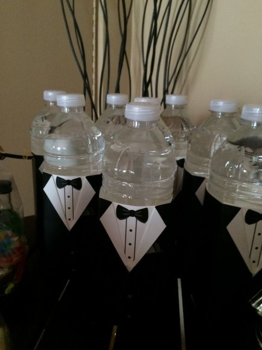 Tux water bottles