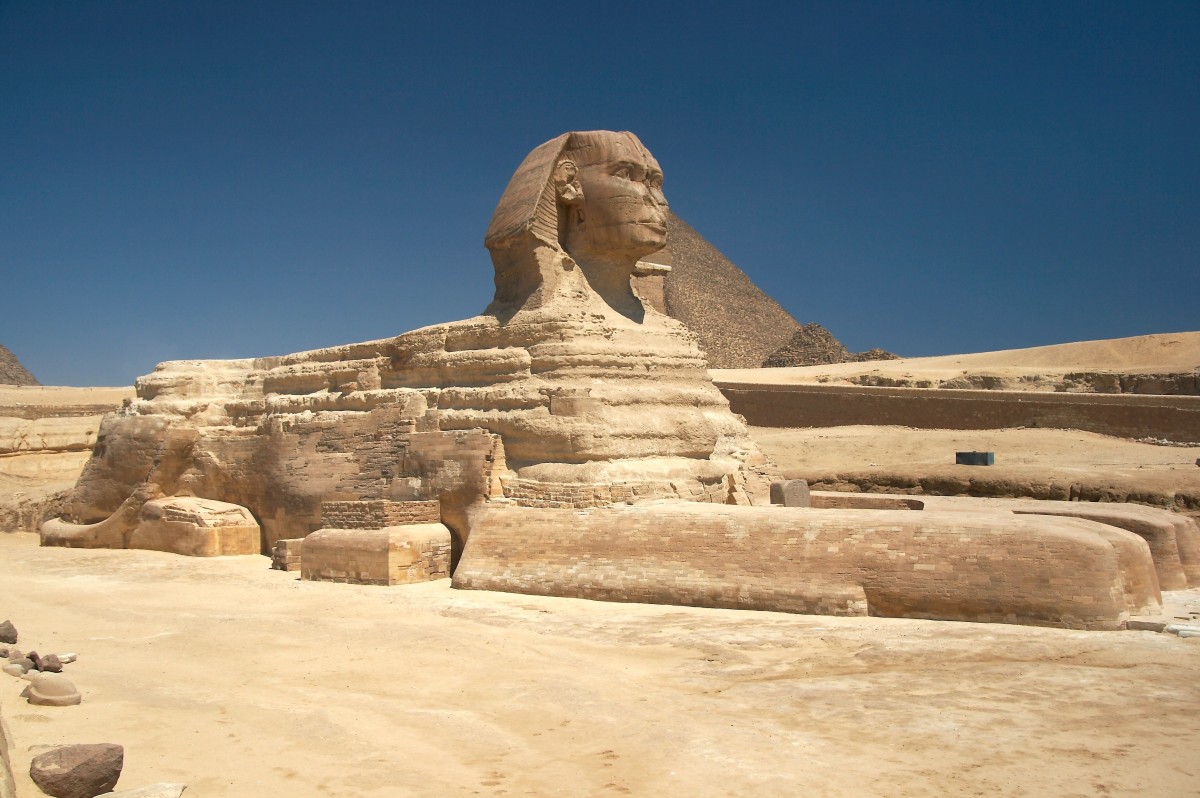 The Great Sphinx of Giza.