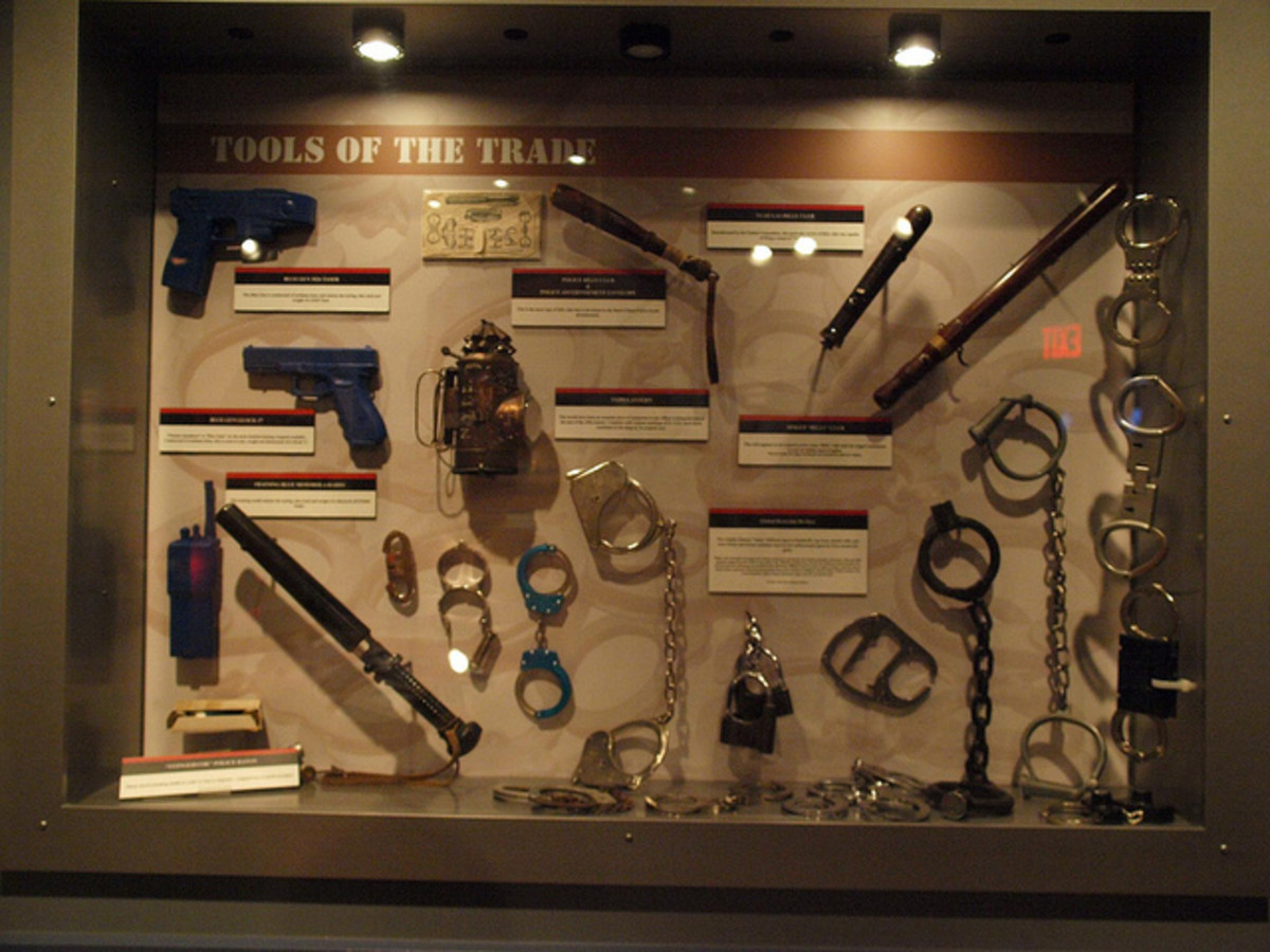 Items On Display At National Museum Of Crime And Punishment