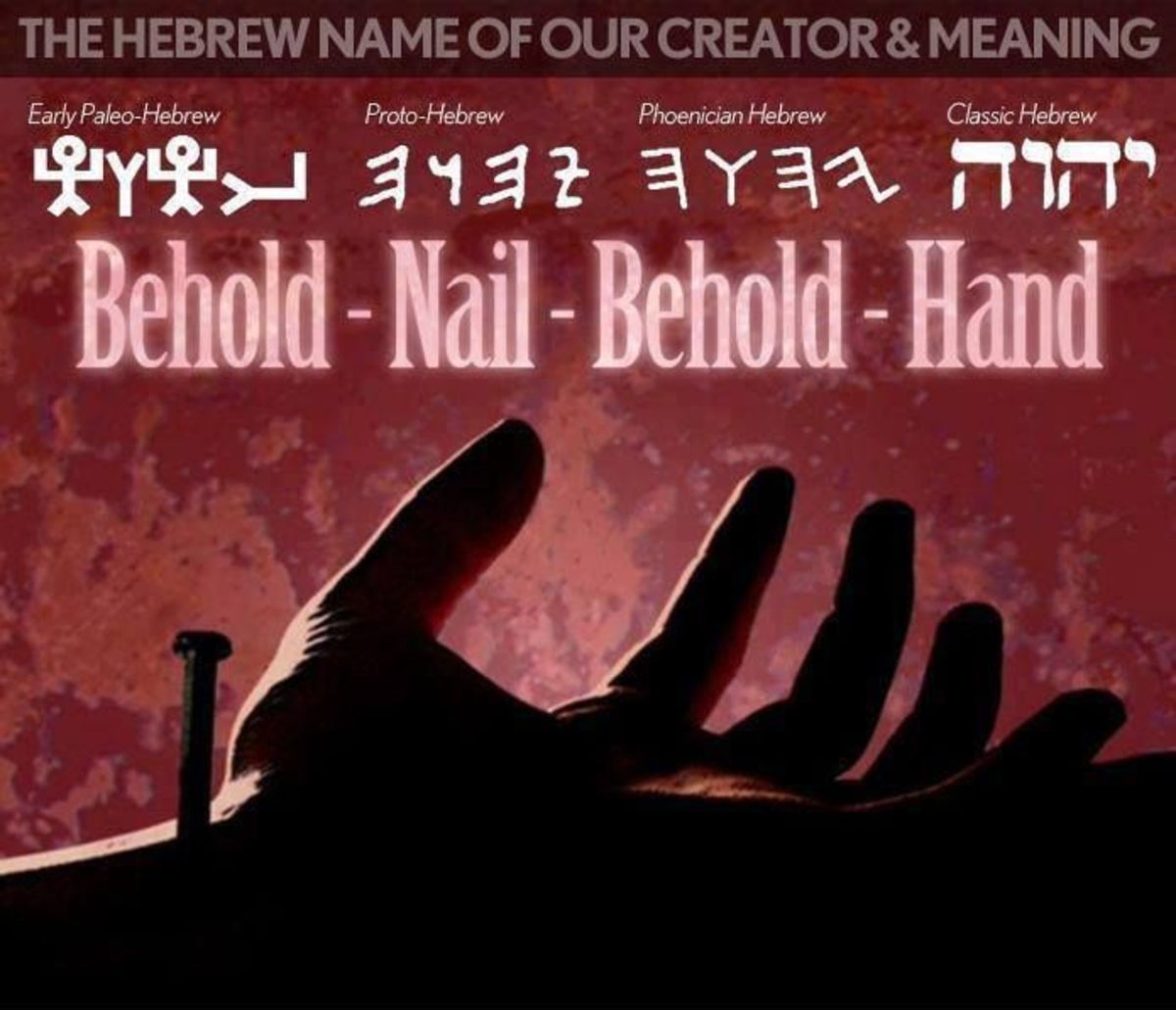 The name of YHWH. 