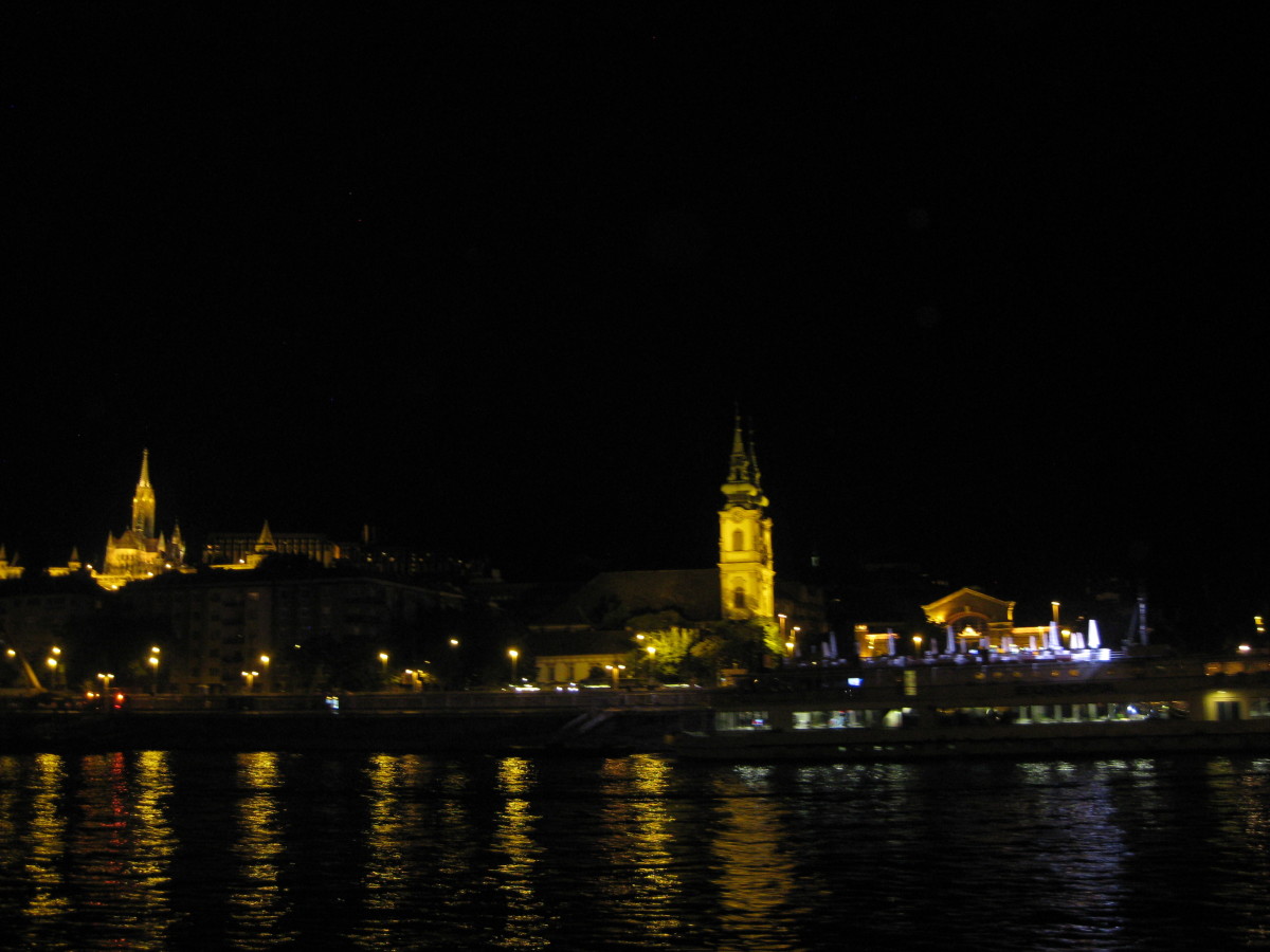 Arriving in Budapest at Night