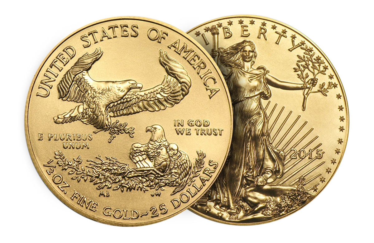 The  American Gold Eagle coins are popular with individuals that want to own physical gold.