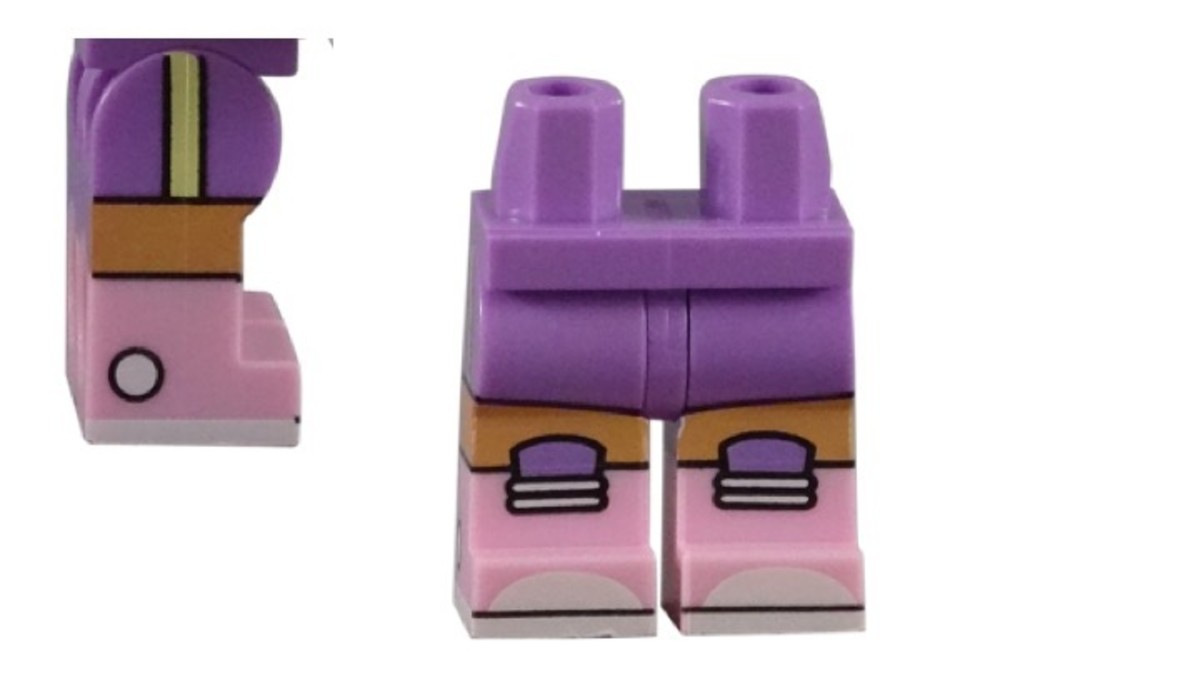 LEGO Lola Bunny Minifigure 71030-1 Leg Piece