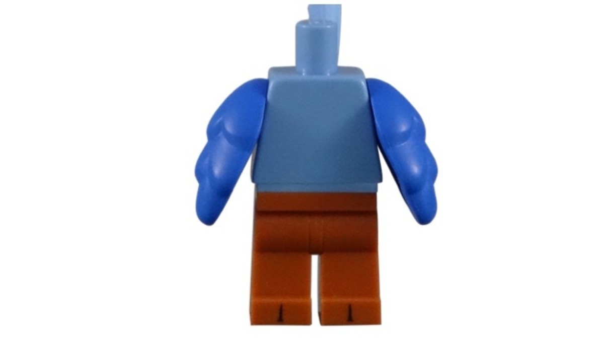 LEGO Road Runner Minifigure 71030-4 Torso Piece