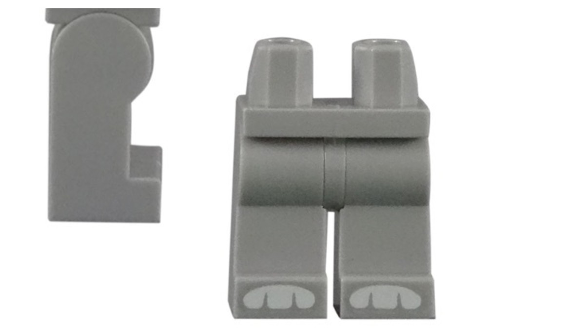 LEGO Bugs Bunny Minifigure 71030-2  Leg Piece