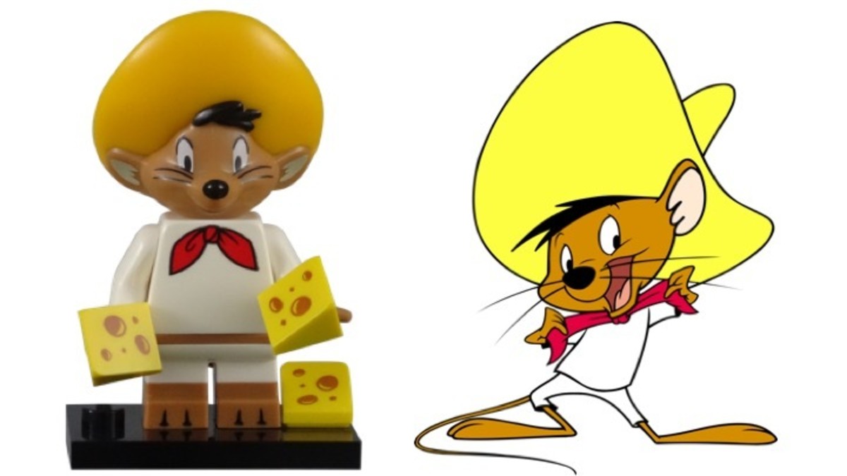 LEGO Speedy Gonzales 71030-8 Minifigure Cartoon Comparison 