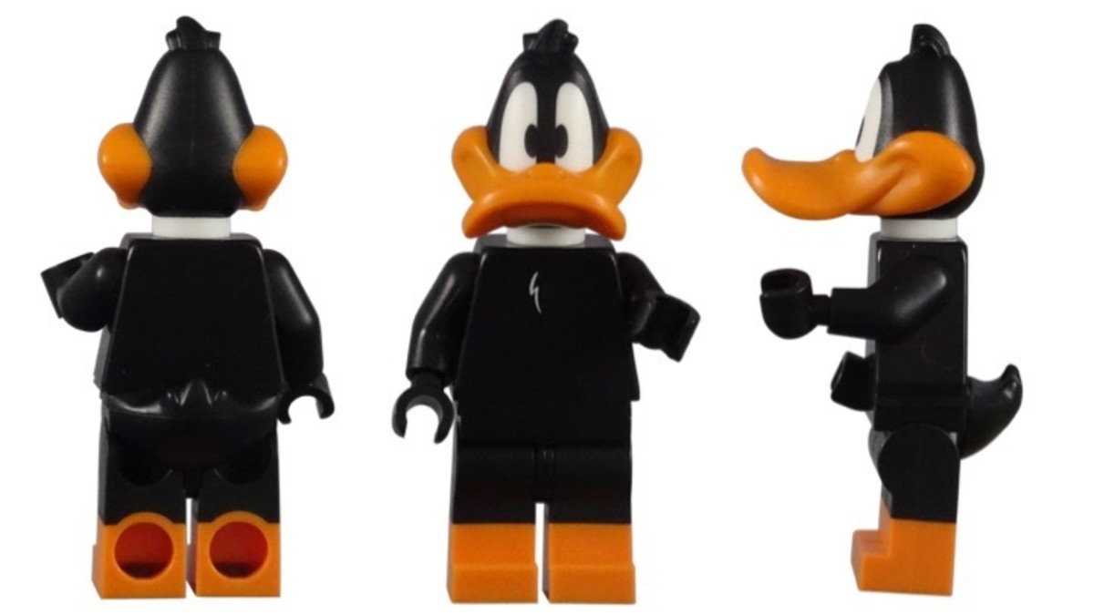 LEGO Daffy Duck Minifigure 71030-7 Angles