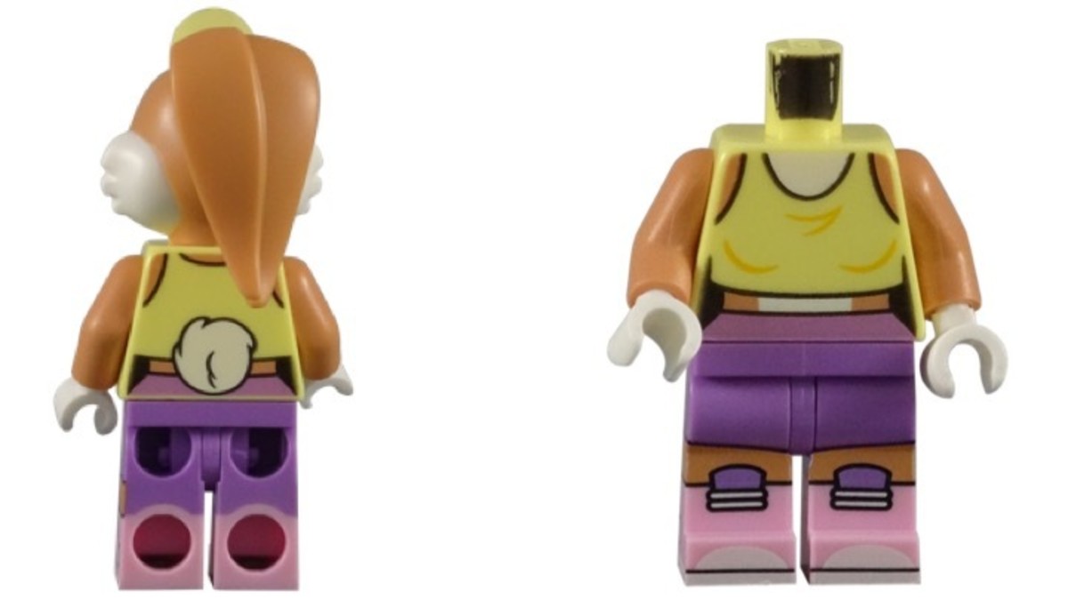 LEGO Lola Bunny Minifigure 71030-1 Torso Piece