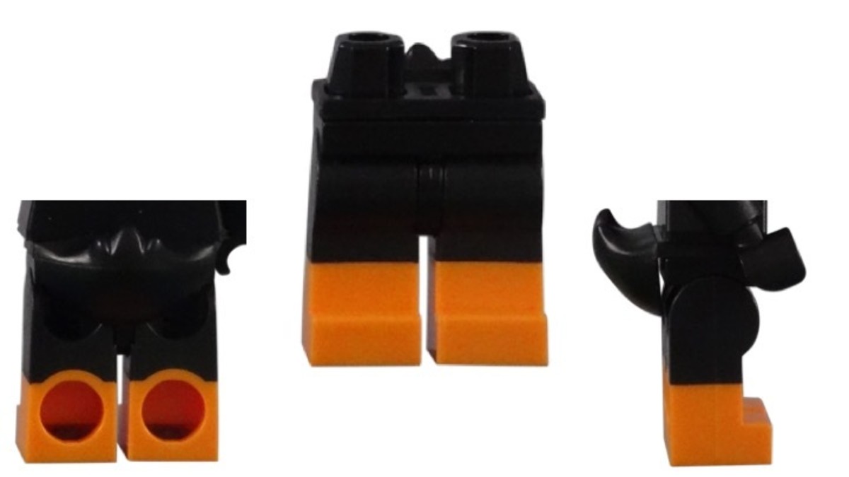 LEGO Daffy Duck Minifigure 71030-7 Tail Piece