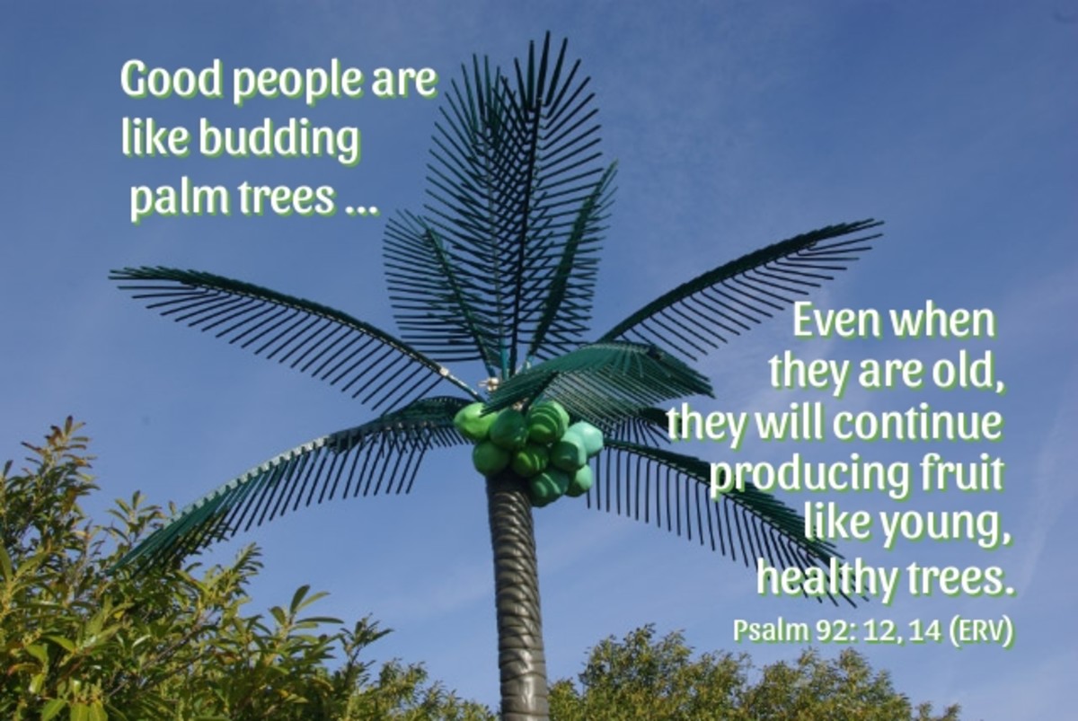 Good people ... will continue producing fruit like young, healthy trees.