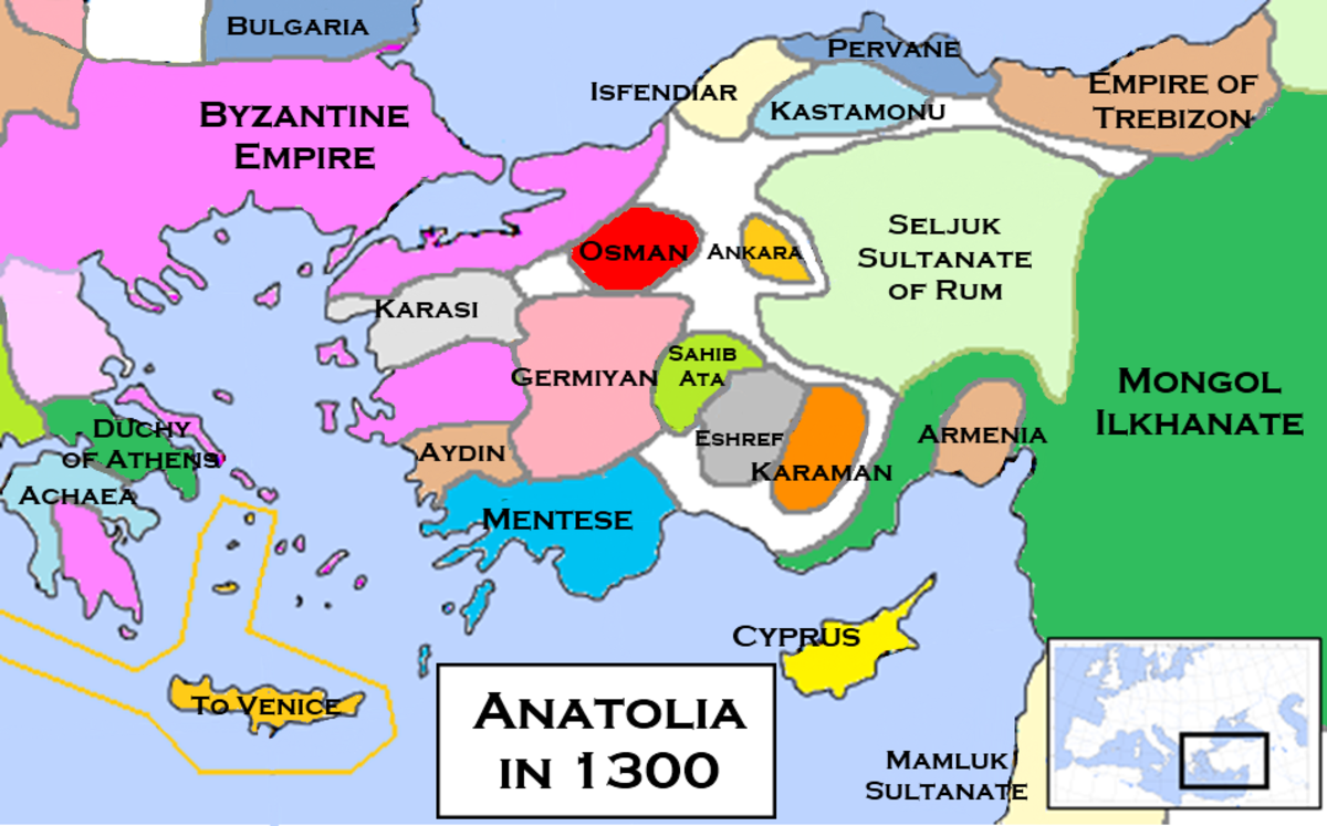 Anatolia before the rise of the Ottomans