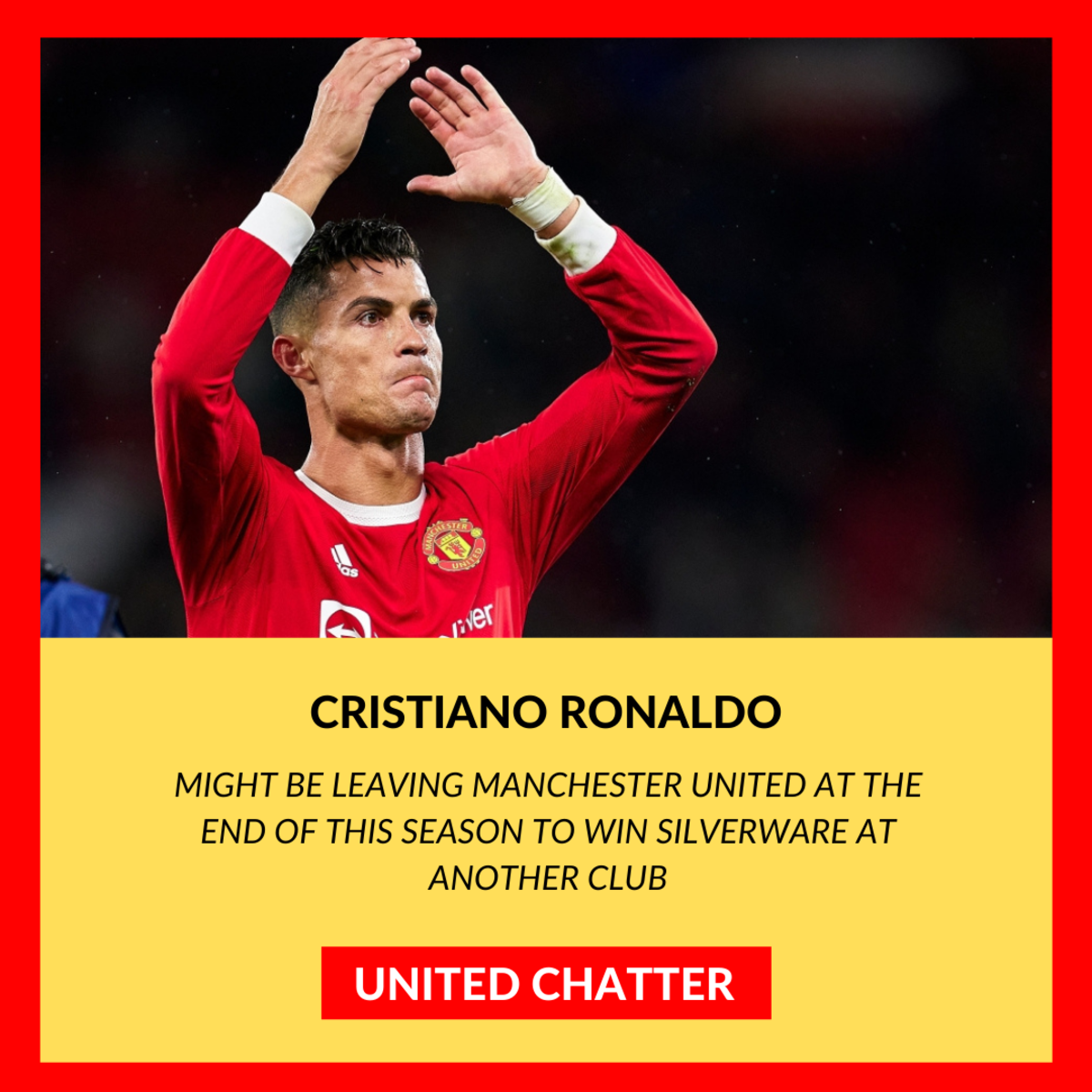 Cristiano Ronaldo’s Chances of Staying at Manchester United Next Season Are Fading Away