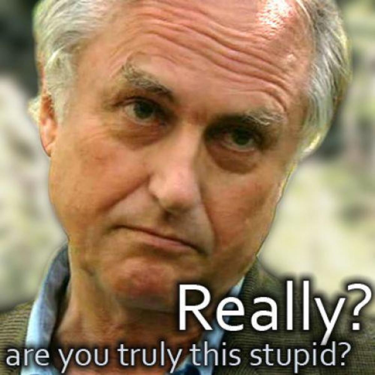 As evidenced by this image, Richard Dawkins is commonly perceived to be intelligent.