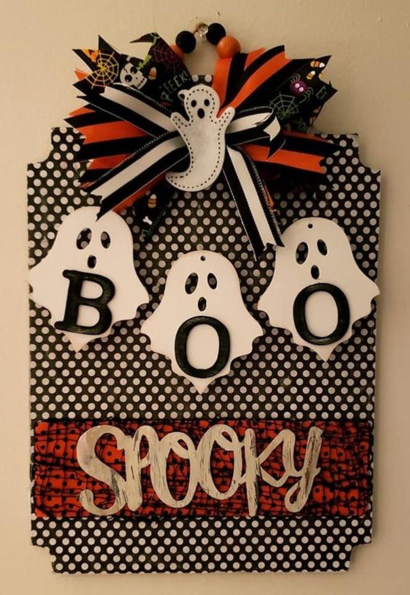 "Boo!" and "Spooky" Sign