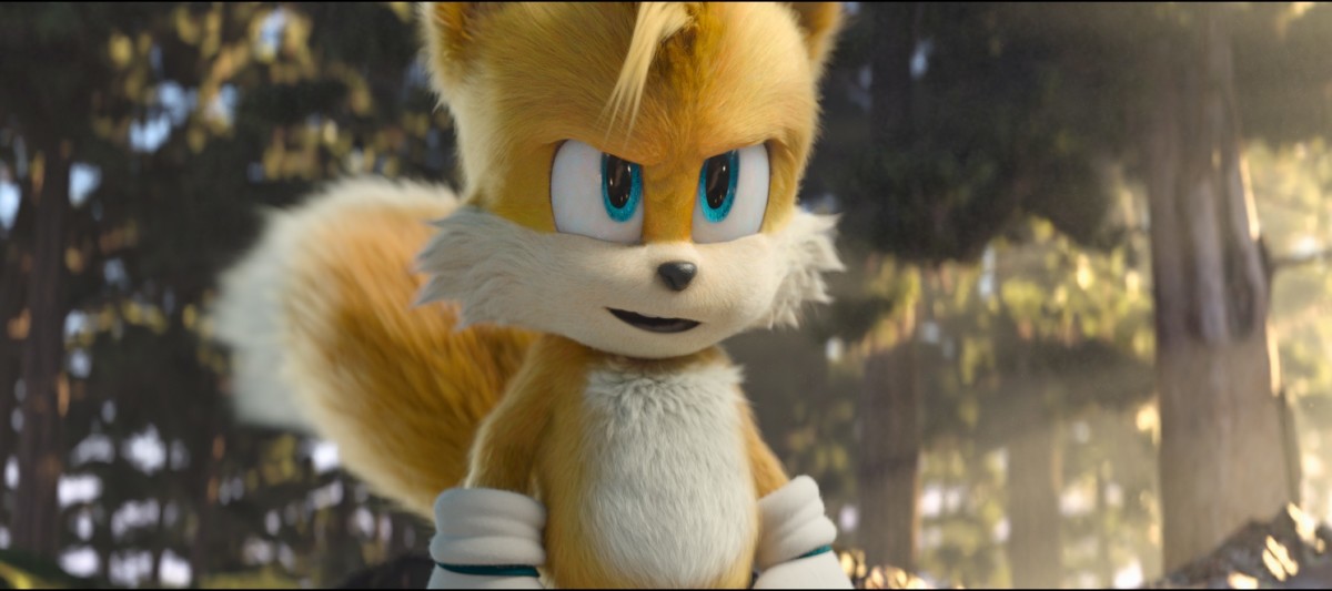 Sonic's new friend, Tails (voiced by Colleen O'Shaughnessey), in "Sonic the Hedgehog 2."