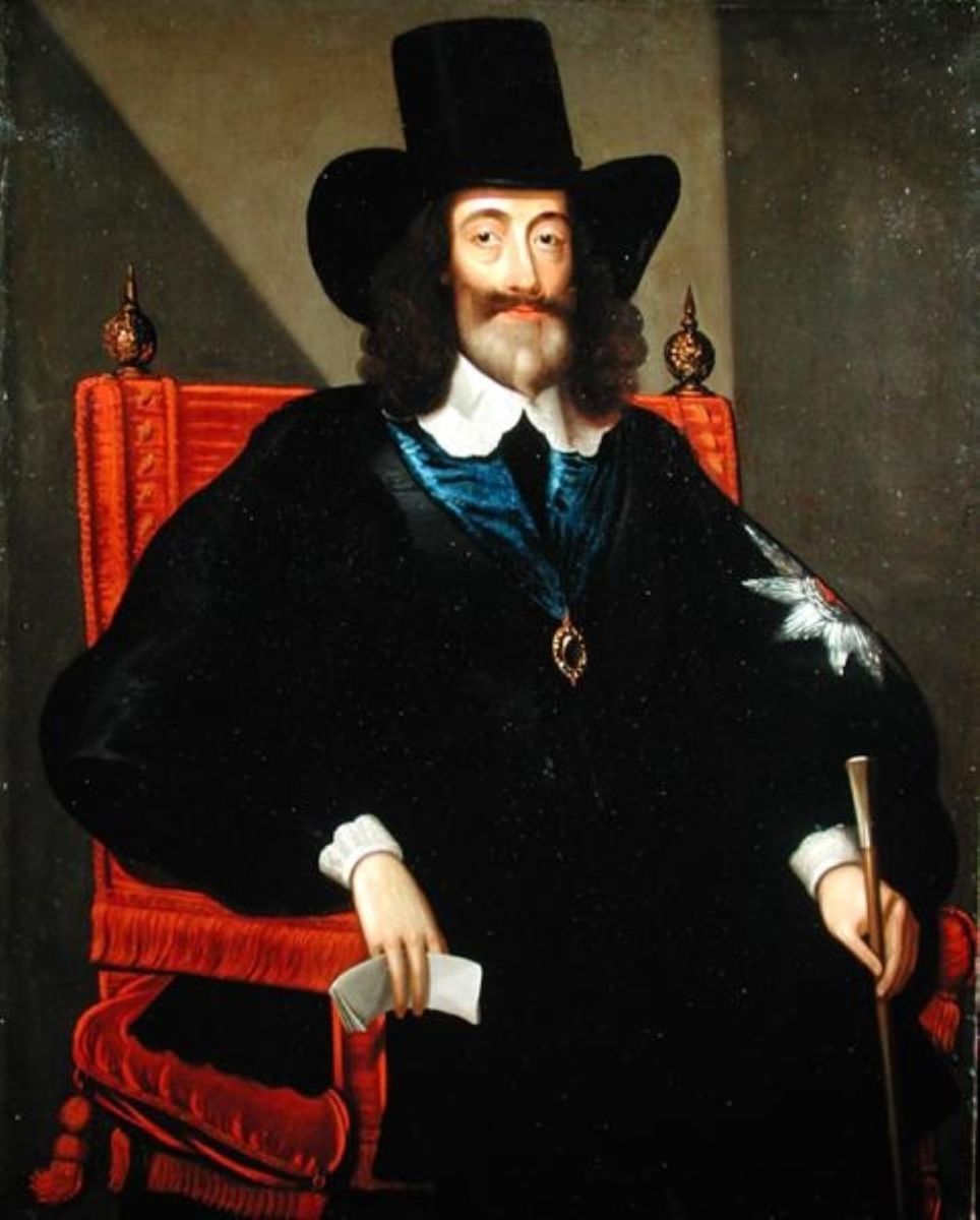 Charles I at his January 1649 trial for treason. 
