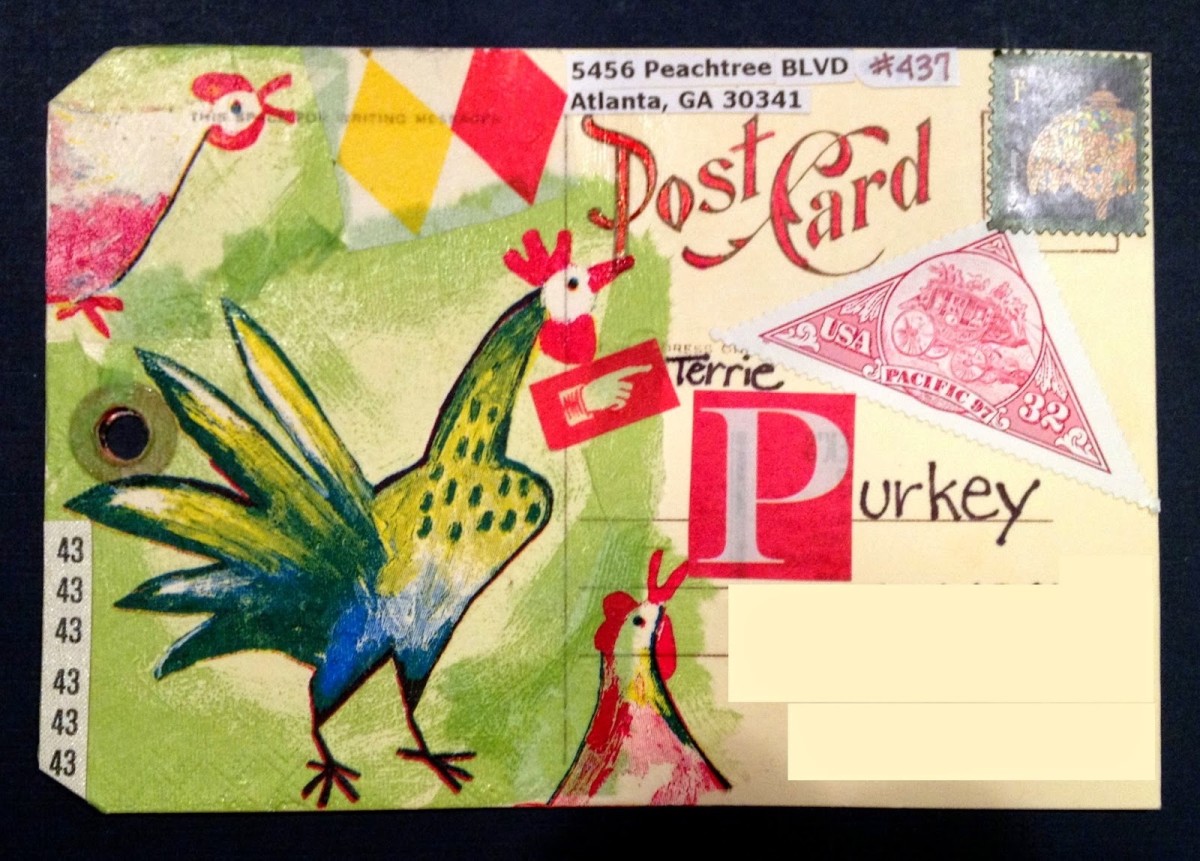 Postcard art is a stunning way to share your art with friends and others