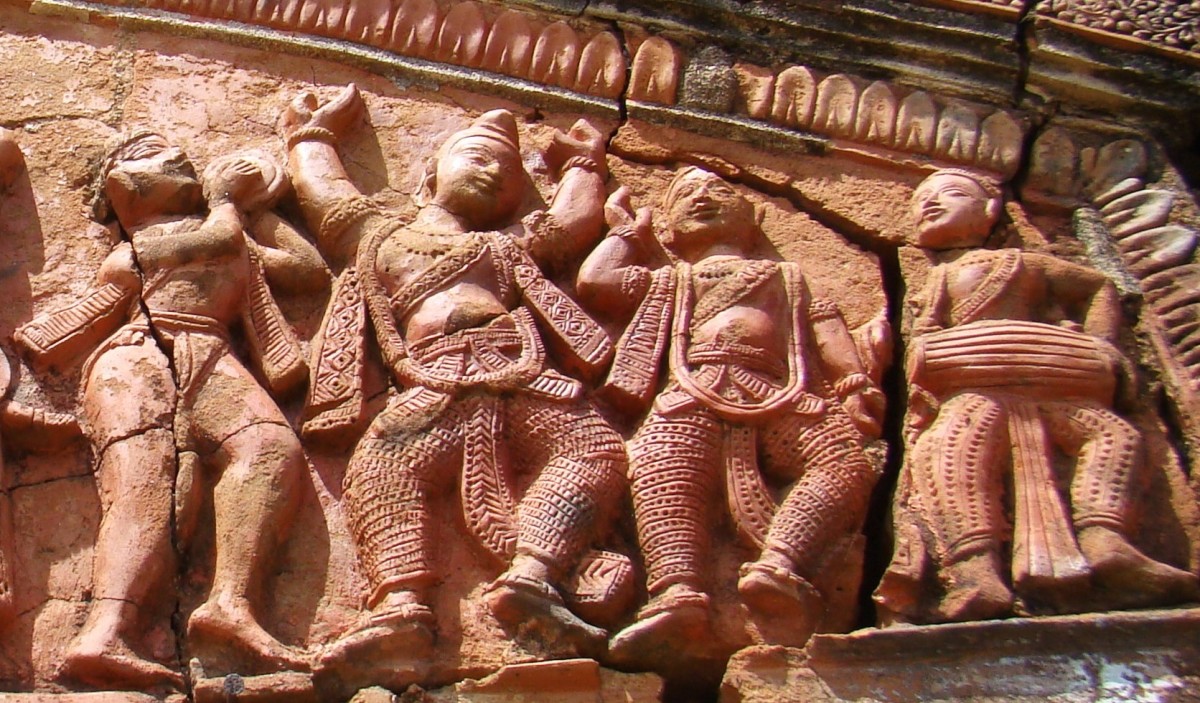 Sankirtan; damodar temple, Hadalnarayanpur, district Bankura