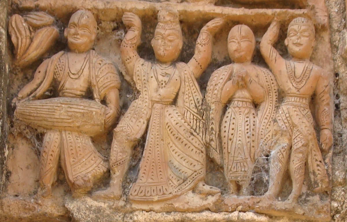 Sankirtan; Shiva temple, Dubrajpur; district Birbhum.
