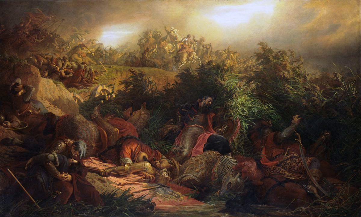 The Battle of Mohacs by Bertalan Szekely