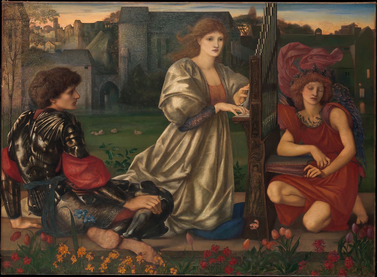 The Love Song (1868-77) - Edward Burne-Jones (England)