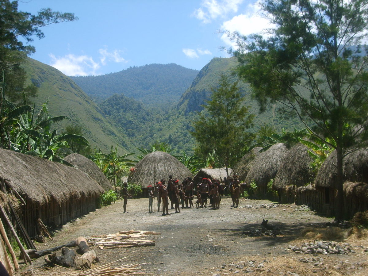 West Papua Tribal Village