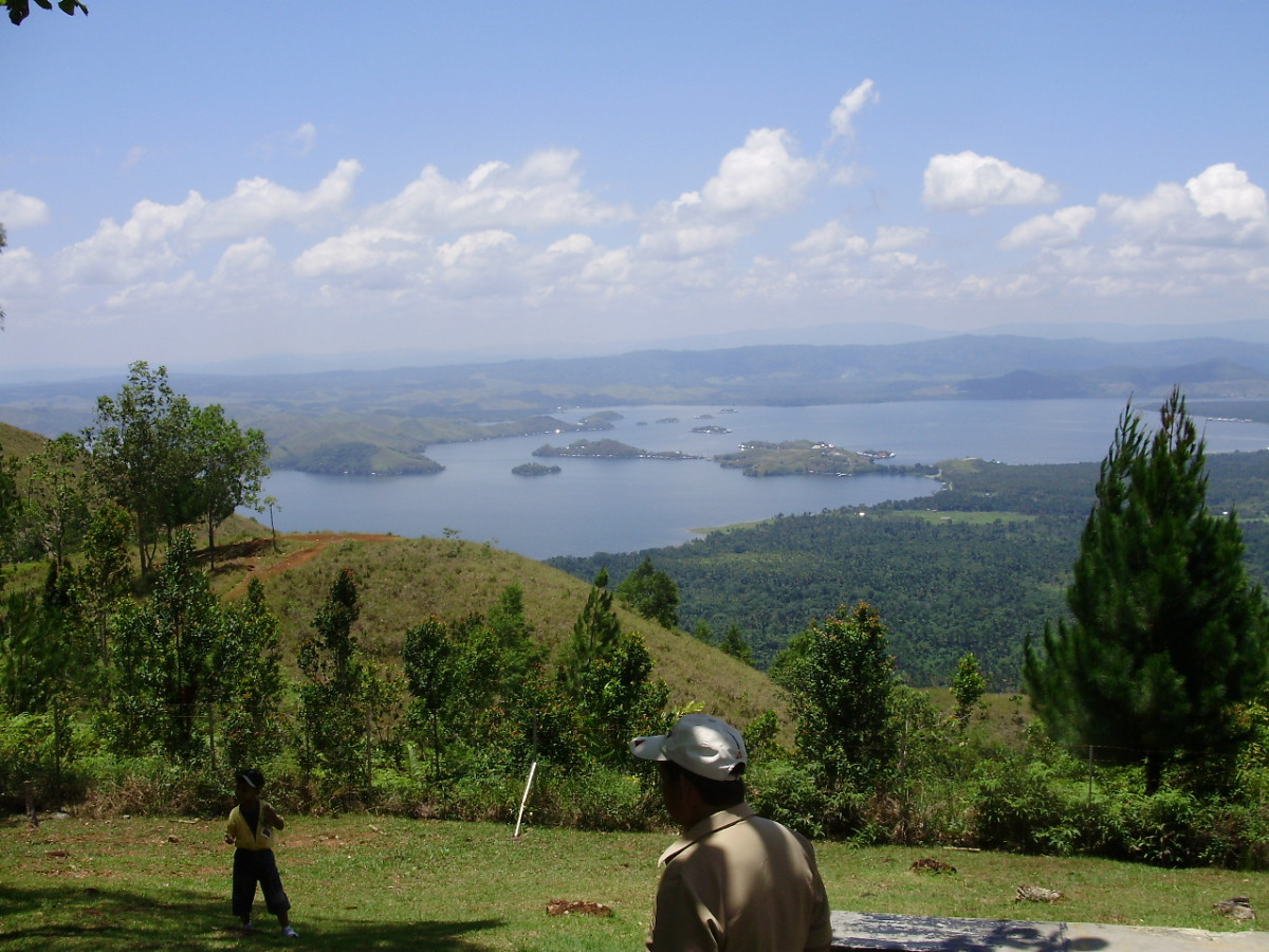 Distant View of Lake Sentani