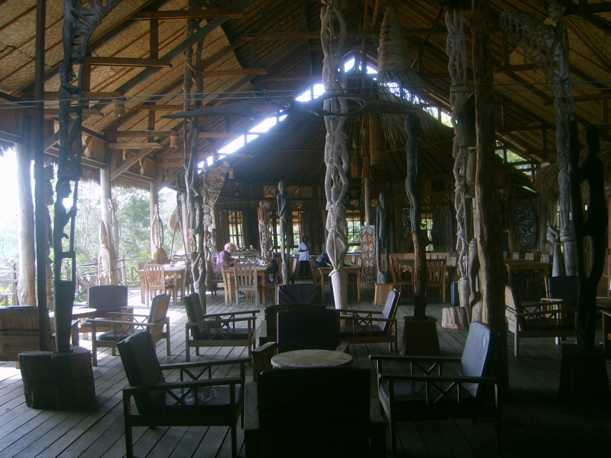 The Dining Area at The Baliem Valley Resort