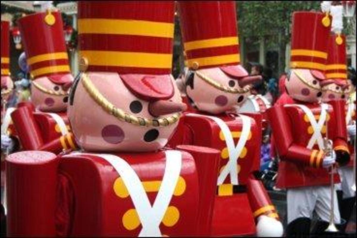Toy Soldiers at the Disney World Christmas parade we took the kids to.
