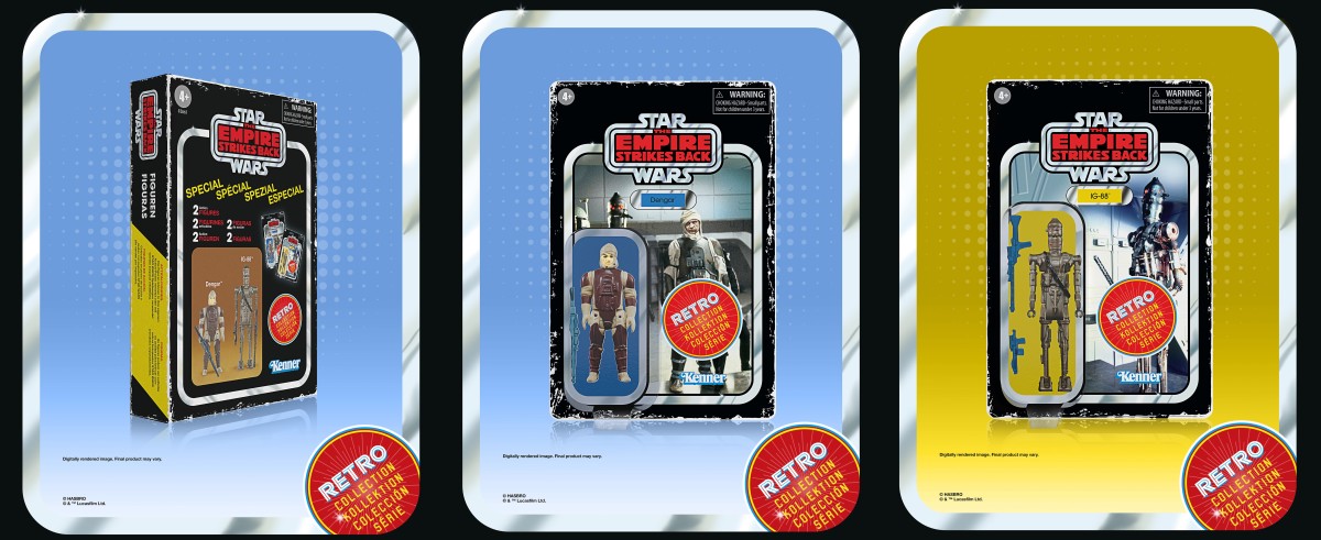 Star Wars Retro Collection Dengar & IG88 Twin Pack