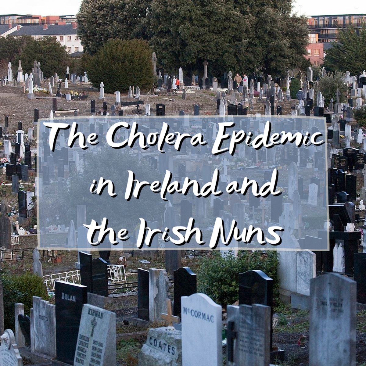 Read on to learn about slums in Dublin, Ireland, and the Irish cholera epidemic. You'll also learn about the inspiring story of Mother Mary Aikenhead, foundress of the Sisters of Charity. The above photo is of Glasnevin Cemetery, established In 1832.