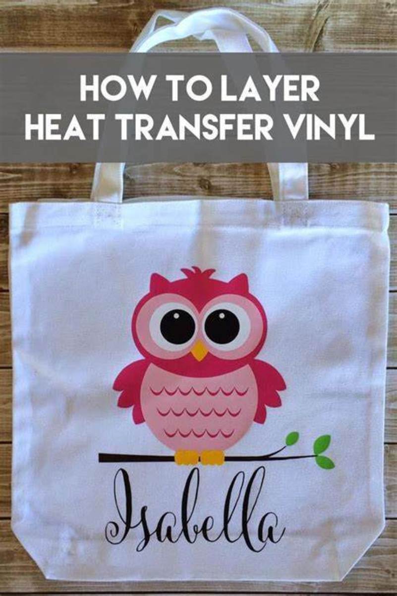 You can create amazing projects with layered heat transfer vinyl.