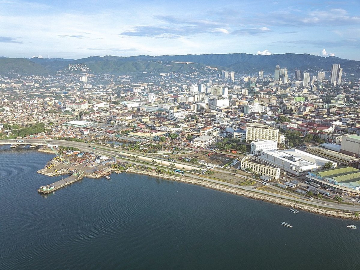 In this photo, you can see an aerial view of Cebu City, one of the Philippines' top IT outsourcing destinations. The country's IT-BPM industry contributes upwards of $27 billion annually, which is nearly 10% of GDP.