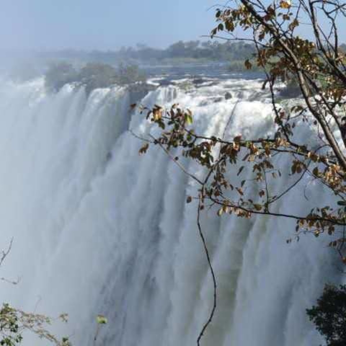 4,700 Cubic Meters of Water go over the Falls per Second!