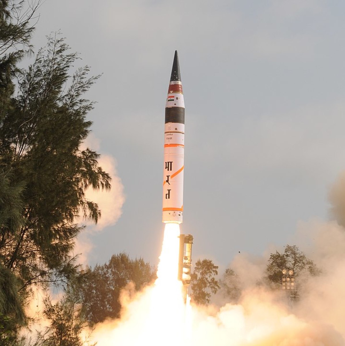 Nuclear capable Agni 5 Missile of India