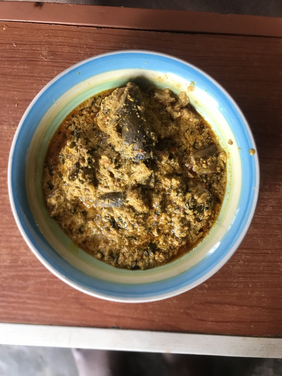 Delicious Nigerian White-Seed Melon Soup (Egusi Soup)