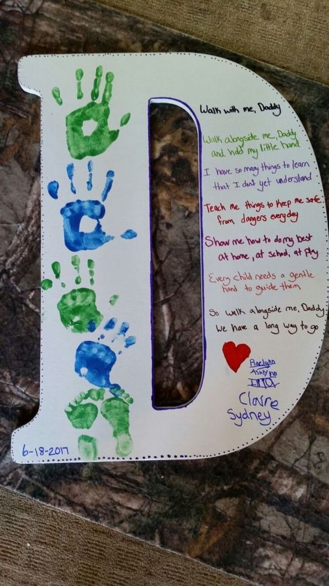 20+ Adorable DIY Fathers Day Craft Ideas from Dads Favorite Little Helper