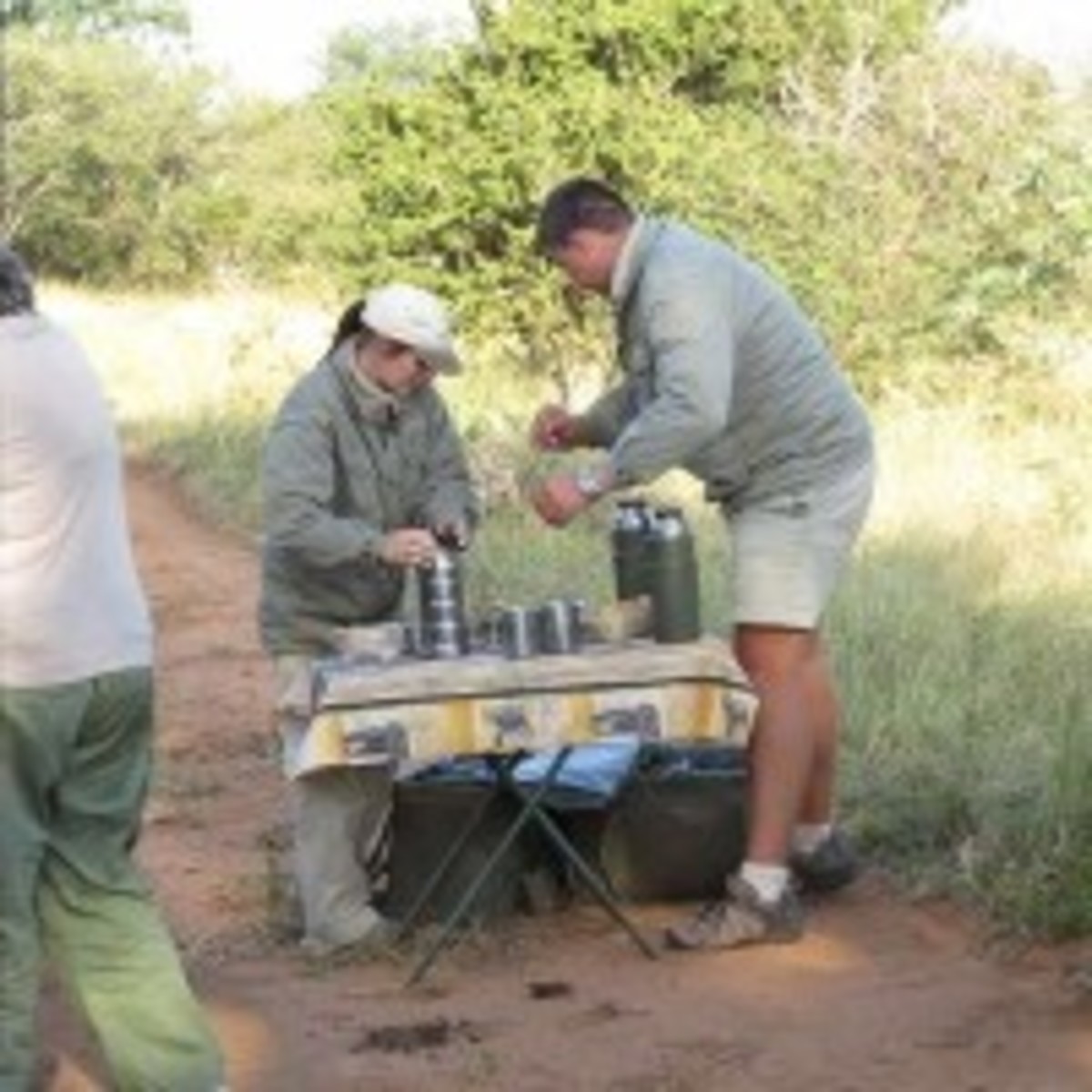 Coffee Break on the Morning Game Drive