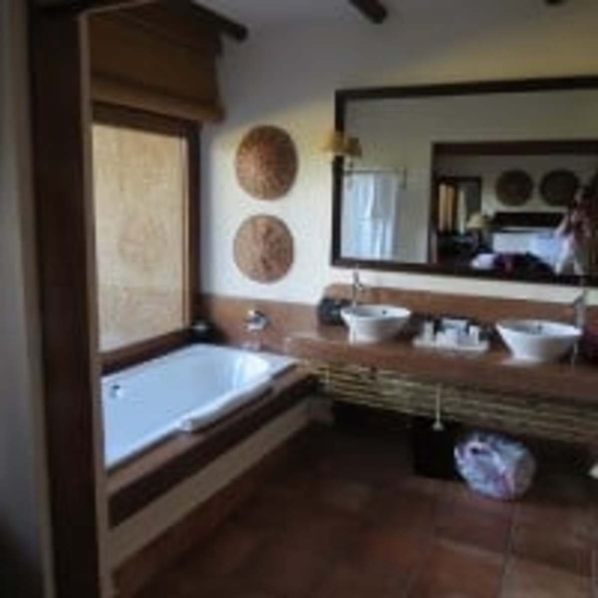 The Bathroom Which Overlooks "The Bush"