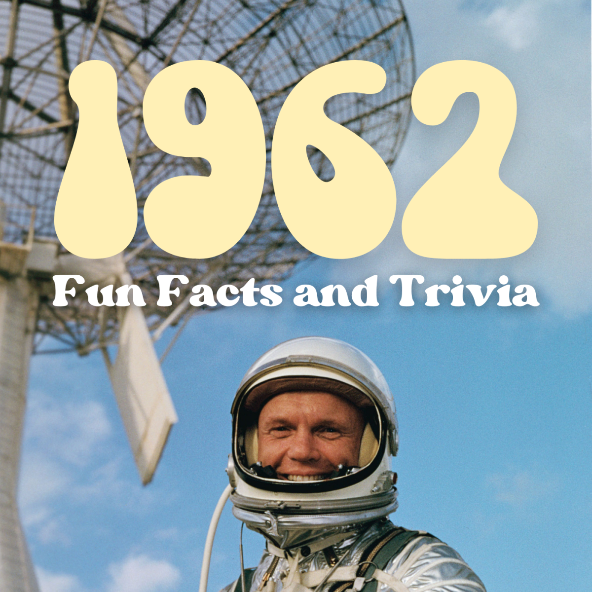 Astronaut John Glenn became the first American to orbit the Earth in '62. What else do you know about this year? This article teaches you fun facts, trivia, and historical events from the year 1962.