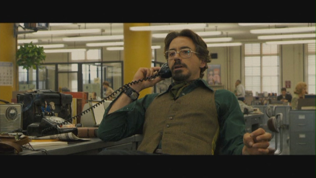 Robert Downey, Jr. as Paul Avery in "Zodiac"