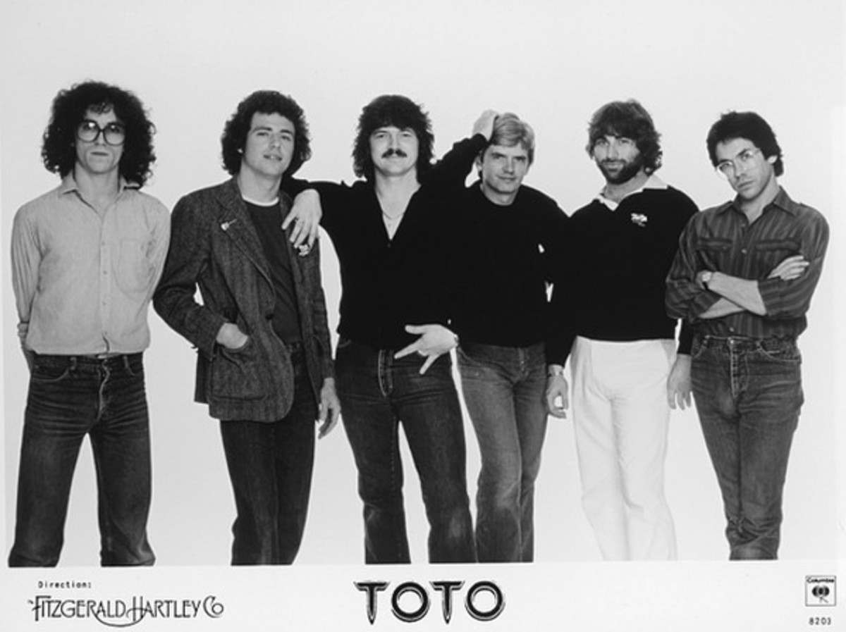 Toto in 1982, the year "Rosanna" was released.