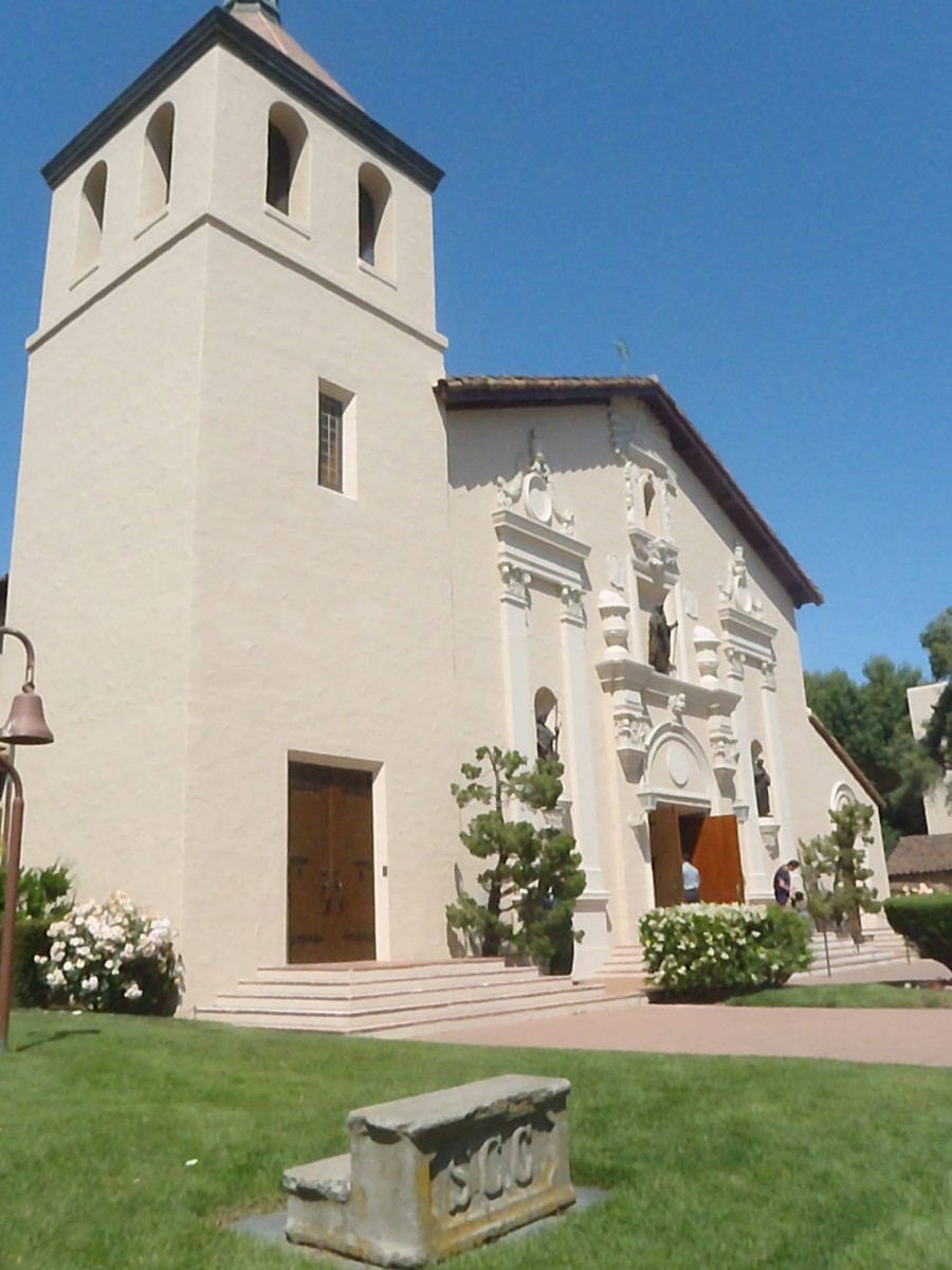 Mission Santa Clara, Santa Clara, California. 