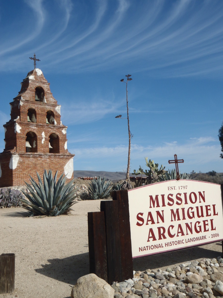 Just off US 101 in the sleepy town of San Miguel....